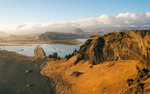 Unikátna čierna pláž, Island