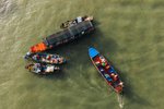 Plávajúci trh Cia Rang na rieke Mekong