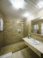 Dvojlôžková izba superior s výhľadom na more - kúpeľňa