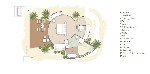 Luxusná vila na pláži - plán