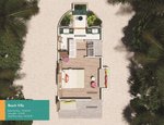 Beach villa pôdorys