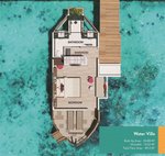 Water villa pôdorys