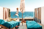 Dvojlôžková izba, výhľad na more