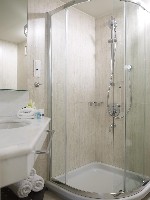 Dvojlôžková izba s výhľadom na mesto - kúpeľňa