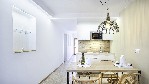 Apartmán - jedálenská časť s kuchyňou