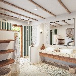 Deluxe vila, kúpeľňa