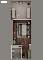 Dvojlôžková izba, terasa