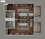 Rodinná izba 2 spálne