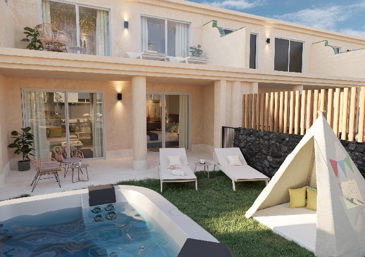 Render Premier Kid suite Terrace Pool View